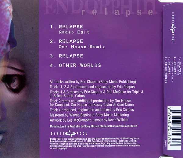 Endorphin (2) : Relapse (CD, Single)