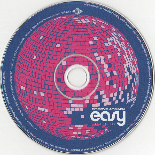 Groove Armada : Easy (Remix) (CD, Single)