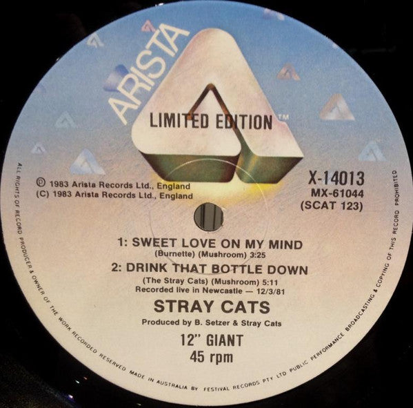 Stray Cats : Stray Cat Strut (12", EP, Ltd)