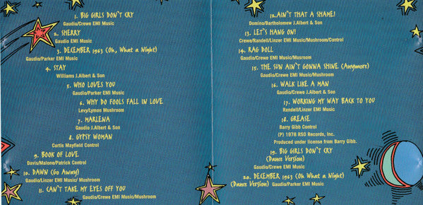 The Four Seasons : Best Of Frankie Valli & The 4 Seasons (CD, Comp)