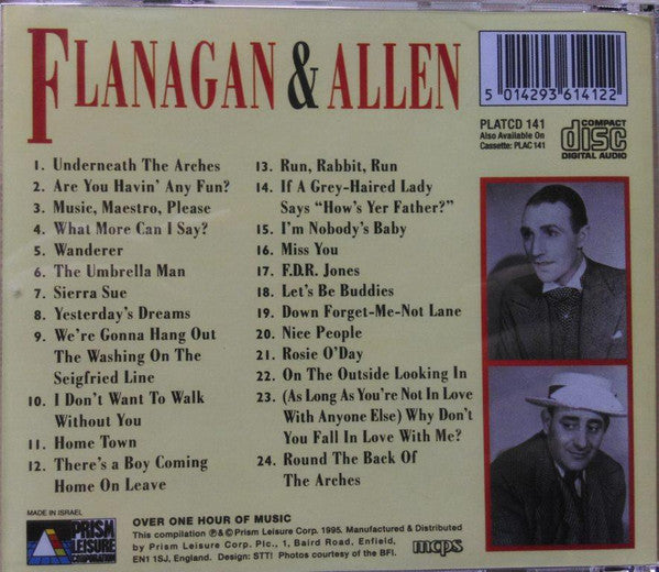 Flanagan And Allen : Underneath The Arches (CD, Comp)