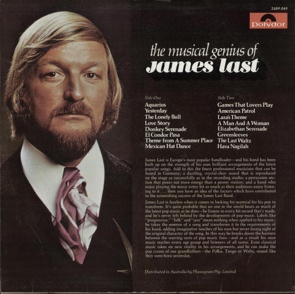 James Last : The Musical Genius Of James Last (LP, Comp)