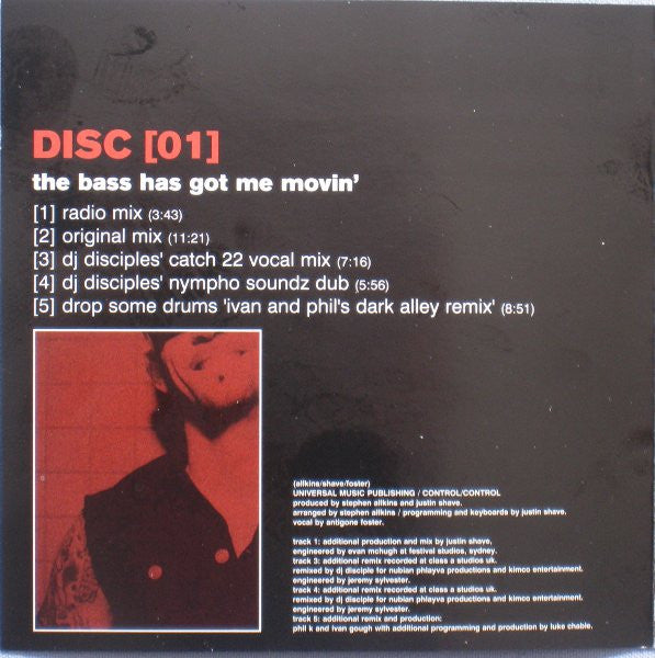 [Love] Tattoo : The Bass Has Got Me Movin' (CD, Single + CD, Single, Enh)