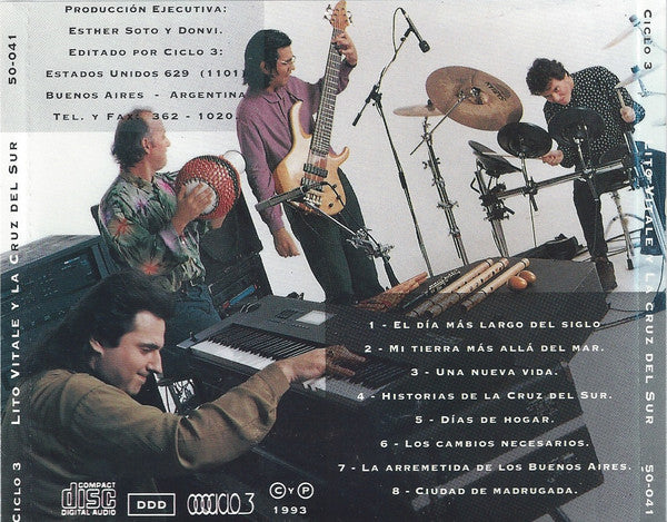 Lito Vitale Cuarteto : La Cruz Del Sur (CD, Album)