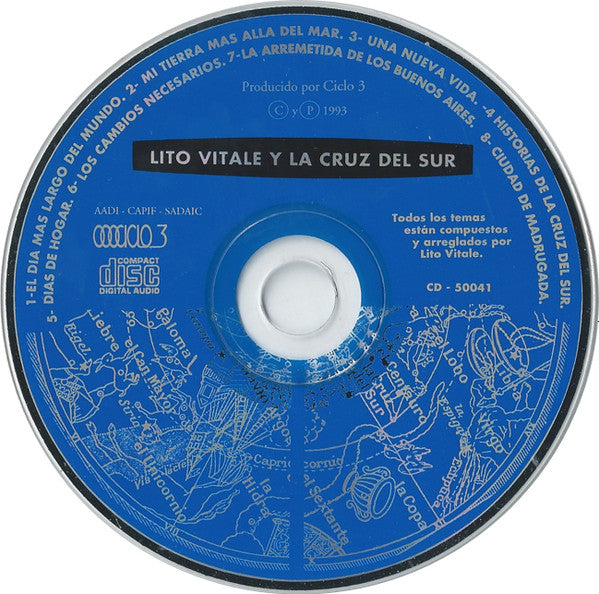 Lito Vitale Cuarteto : La Cruz Del Sur (CD, Album)