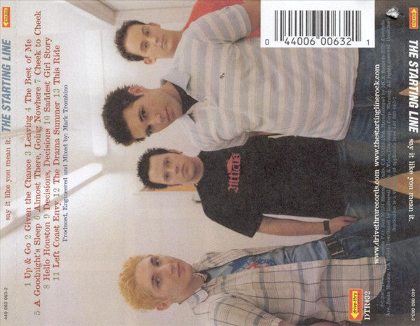 The Starting Line : Say It Like You Mean It (CD, Album)