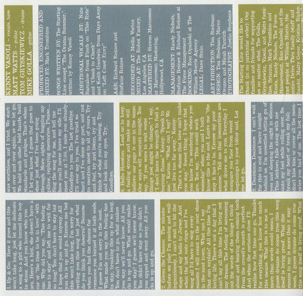 The Starting Line : Say It Like You Mean It (CD, Album)