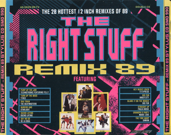Various : The Right Stuff - Remix 89 (2xCD, Comp)