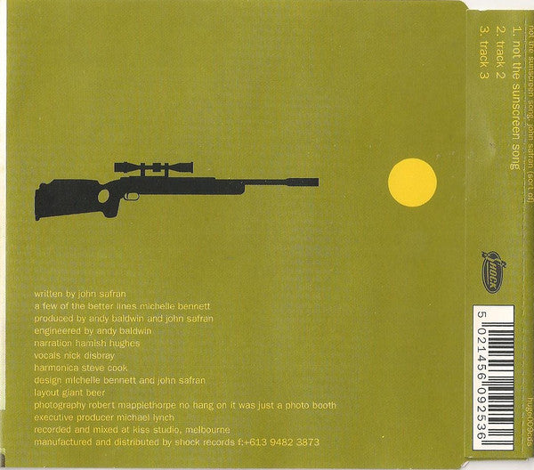 John Safran (Sort Of)* : Not The Sunscreen Song (CD, Single)
