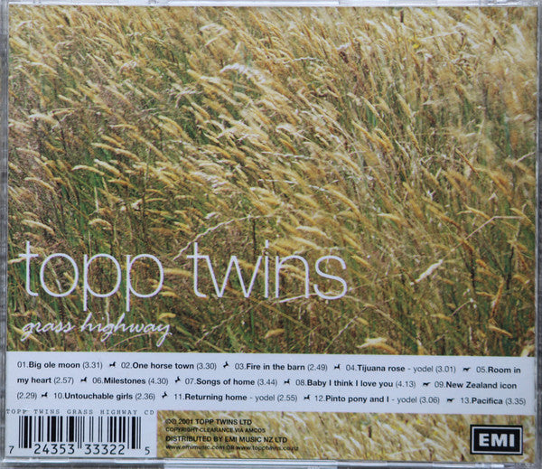 Topp Twins : Grass Highway (CD, Album)