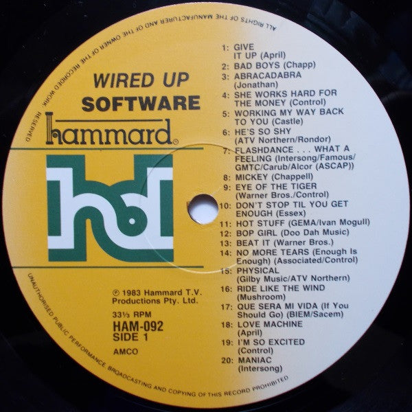 Software (7) : Wired Up (LP, Mixed)