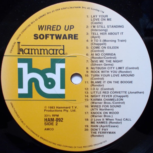 Software (7) : Wired Up (LP, Mixed)