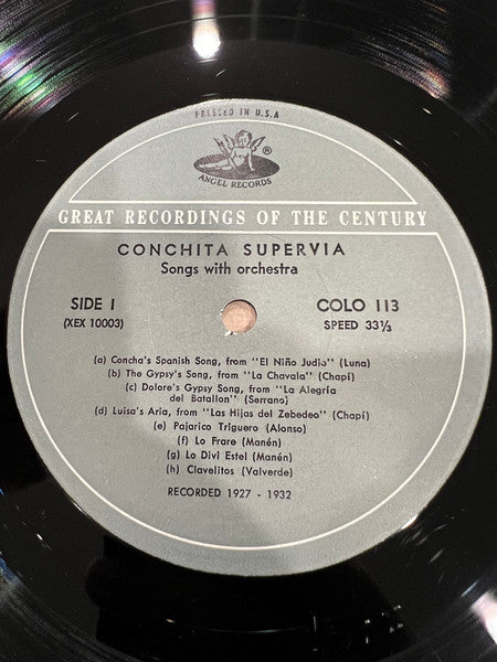 Conchita Supervia : Spanish Songs (LP)