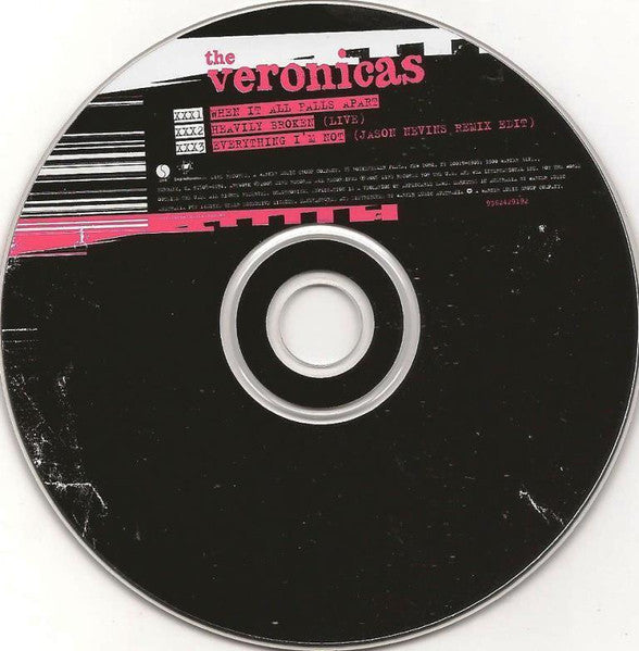 The Veronicas : When It All Falls Apart (CD, Single)