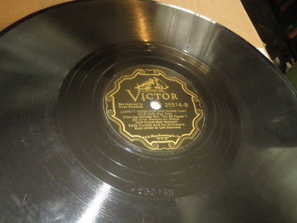 Eddy Duchin And His Orchestra : Moonlight And Shadows / Love Is Good For Anything That Ails You (Shellac, 10")