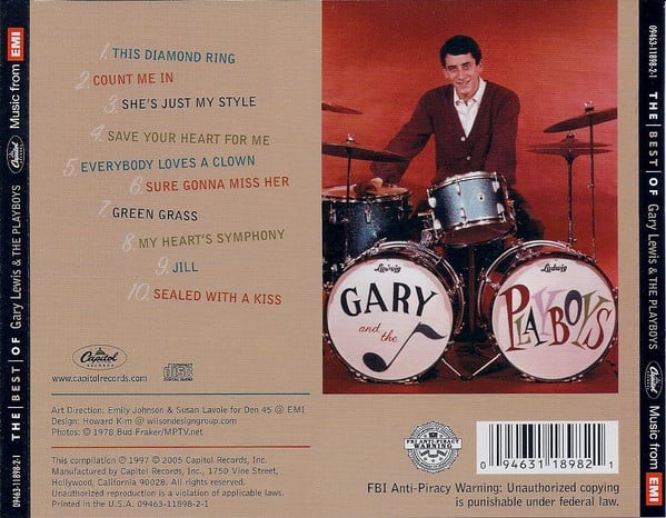 Gary Lewis & The Playboys : The Best Of Gary Lewis & The Playboys (CD, Comp, RE)