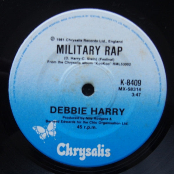 Deborah Harry : Backfired (7", Single)