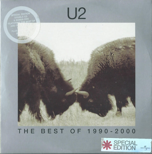 U2 : The Best Of 1990-2000 & B-Sides (2xCD, Comp, S/Edition + DVD-V, Promo, S/Edition, N)