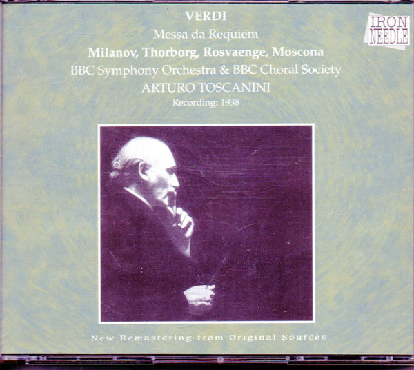 Giuseppe Verdi, Arturo Toscanini, Zinka Milanov, Kerstin Thorborg, Helge Roswaenge, BBC Choral Society, BBC Symphony Orchestra, Giuseppe Martucci, Glauco D'Atilli : Messa Da Requiem  (2xCD, Comp, Mono + Box)