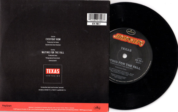 Texas : Everyday Now (7", Single)