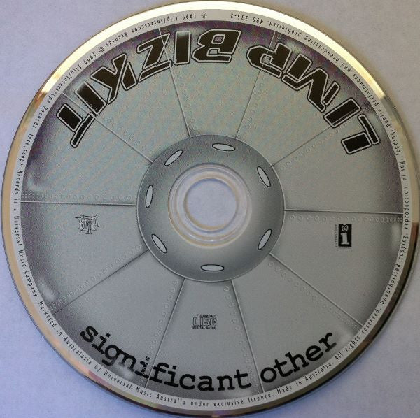 Limp Bizkit : Significant Other (CD, Album, Enh)