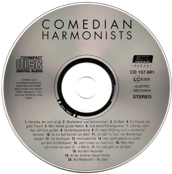 Comedian Harmonists : Comedian Harmonists (CD, Comp)