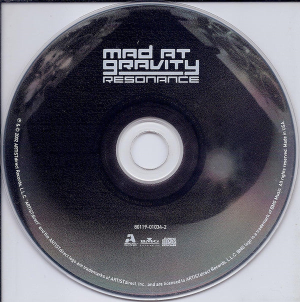Mad At Gravity : Resonance (CD, Album)