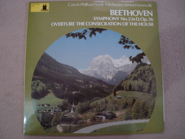 The Czech Philharmonic Orchestra, János Ferencsik, Ludwig van Beethoven : Symphony No. 2 In D, Op. 36, Overture The Consecration Of The House (LP)