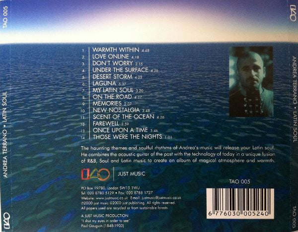 Andrea Terrano : Latin Soul (CD)
