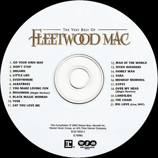 Fleetwood Mac : The Very Best Of Fleetwood Mac (CD, Comp, RM)