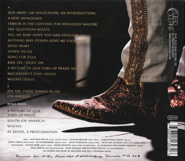 Phosphorescent : Live At The Music Hall (2xCD)