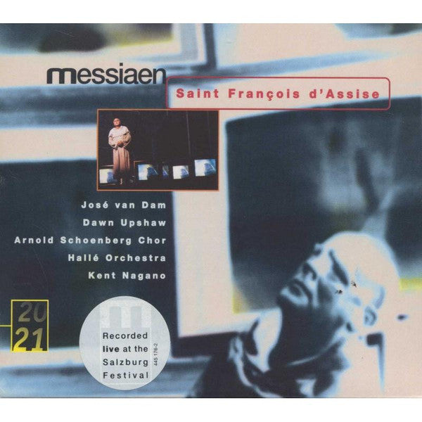 Messiaen* - José van Dam, Dawn Upshaw, Arnold Schoenberg Chor, Hallé Orchestra, Kent Nagano : Saint François D'Assise (4xCD, Album + Box, Sli)