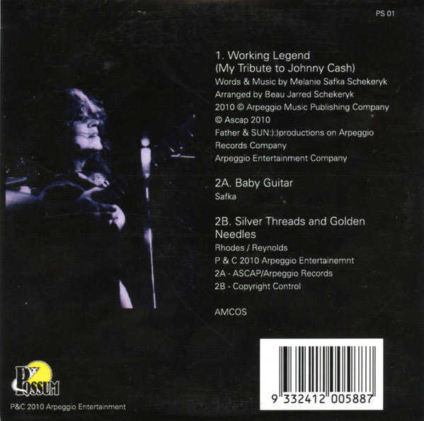 Melanie (2) : Working Legend (My Tribute To Johnny Cash) (CD, Single)