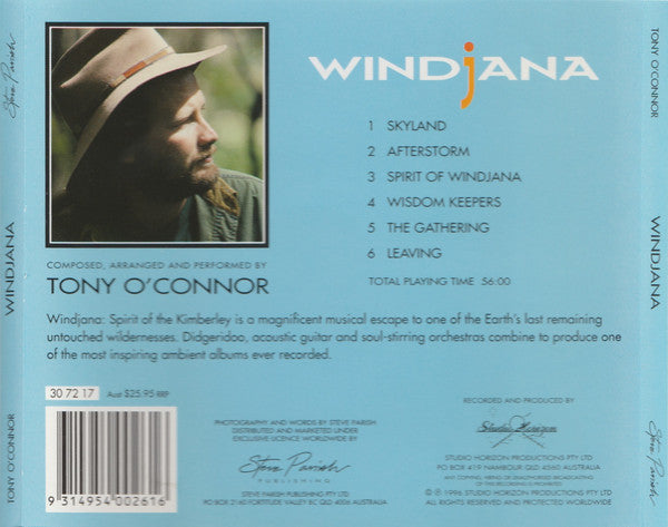 Tony O'Connor (2) : Windjana (CD, Album)