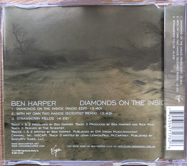 Ben Harper : Diamonds On The Inside (CD, Single)