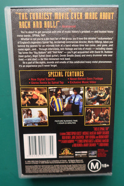 Spinal Tap : This Is Spinal Tap (VHS, RE, S/Edition, PAL)