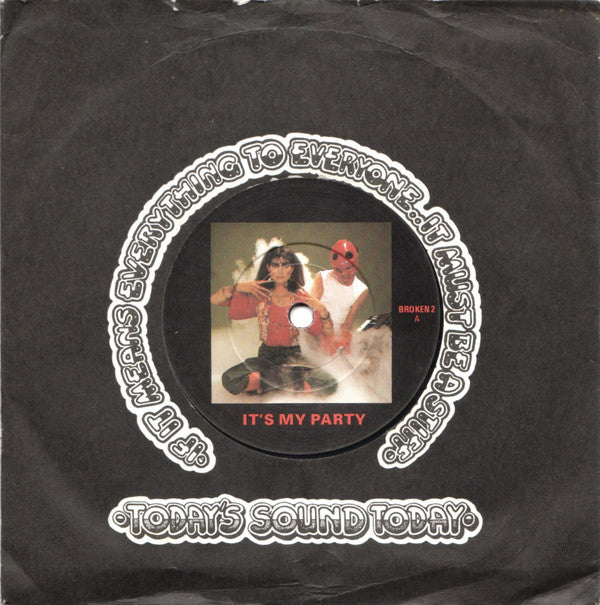 Dave Stewart With Barbara Gaskin* : It's My Party (7", Single, Com)