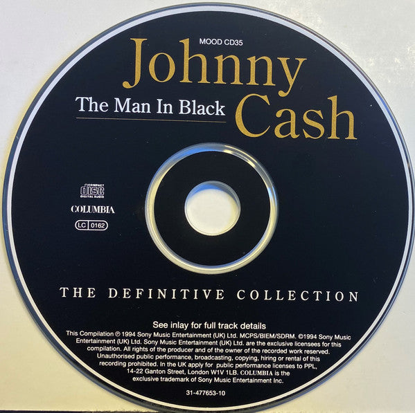 Johnny Cash : The Man In Black - The Definitive Collection (CD, Comp)