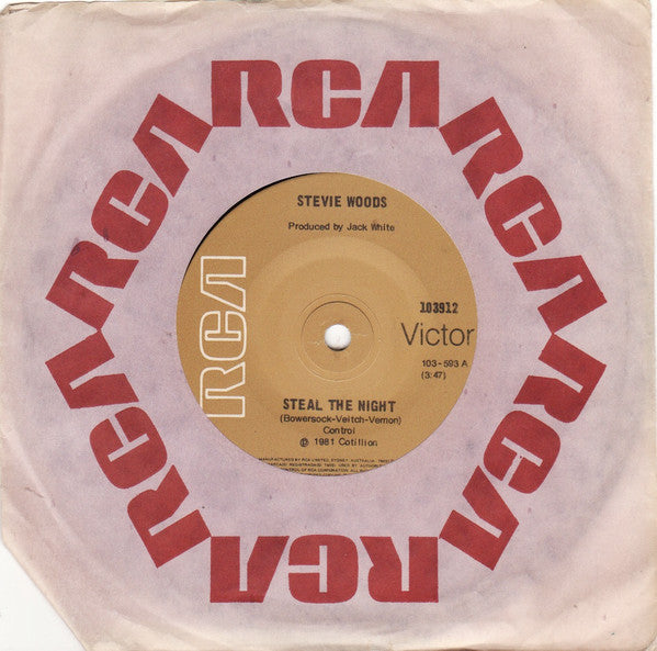 Stevie Woods : Steal The Night (7", Single)