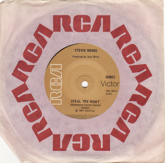 Stevie Woods : Steal The Night (7", Single)