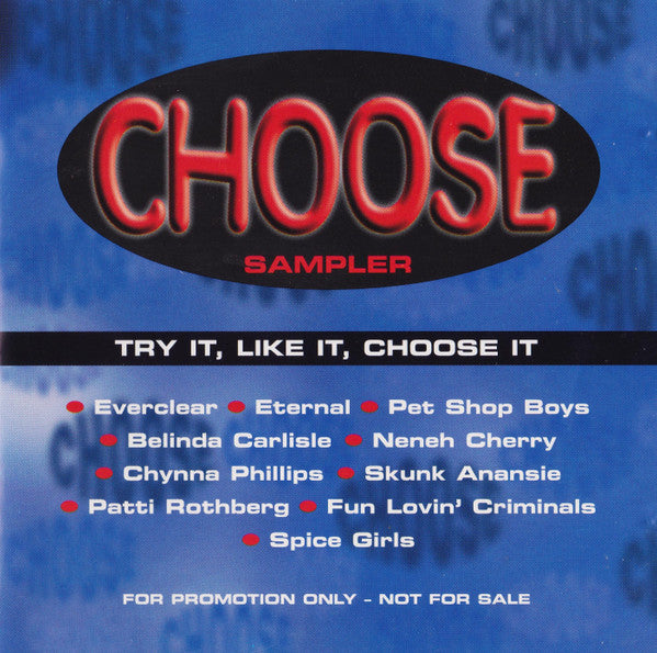 Various : Choose Sampler (CD, Comp, Promo, Smplr)