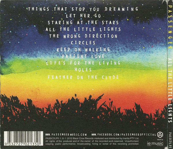 Passenger (10) : All The Little Lights (CD, Album)