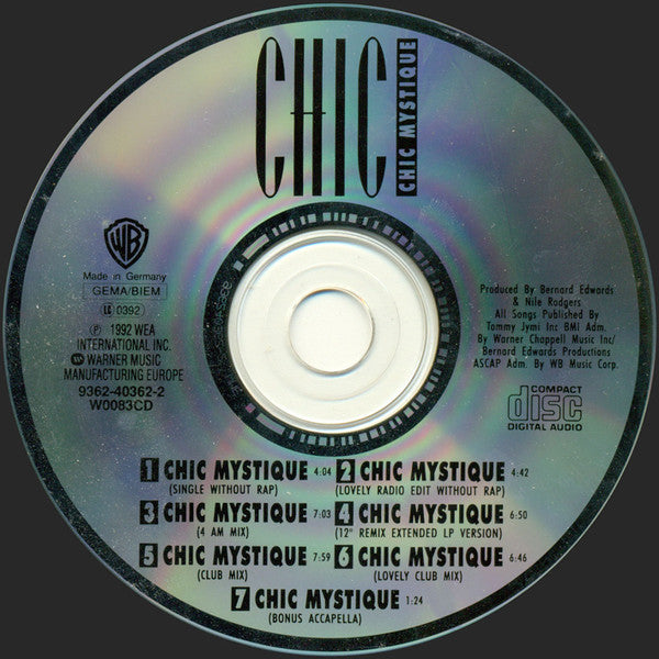 Chic : Chic Mystique (CD, Maxi)