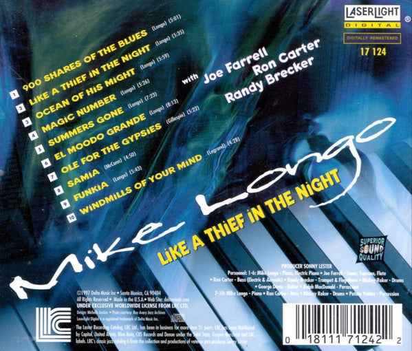Mike Longo* : Like A Thief In The Night (CD, Album, Comp, RM)