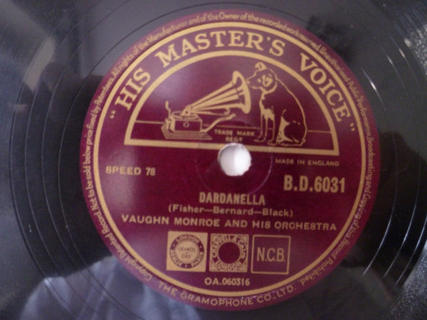 Vaughn Monroe And His Orchestra : Dardanella / The Maharajah Of Magador (Shellac, 10")