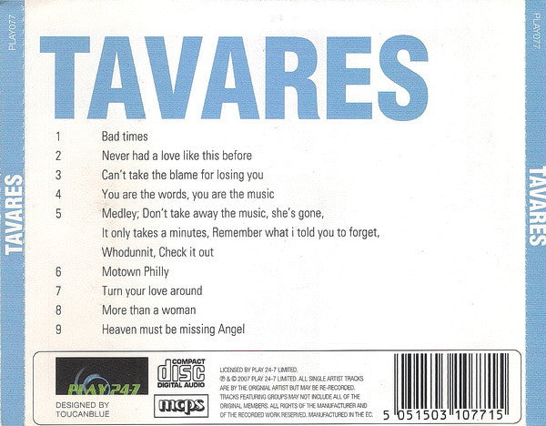 Tavares : Tavares (CD, Comp)