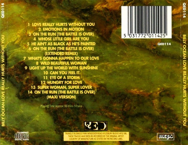 Billy Ocean : Love Really Hurts Without You (CD, Comp)