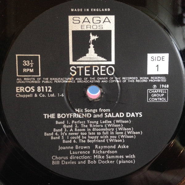 Joanne Brown, Raymond Aske . Laurence Richardson : Hits From The Boyfriend And Salad Days (LP, Album)