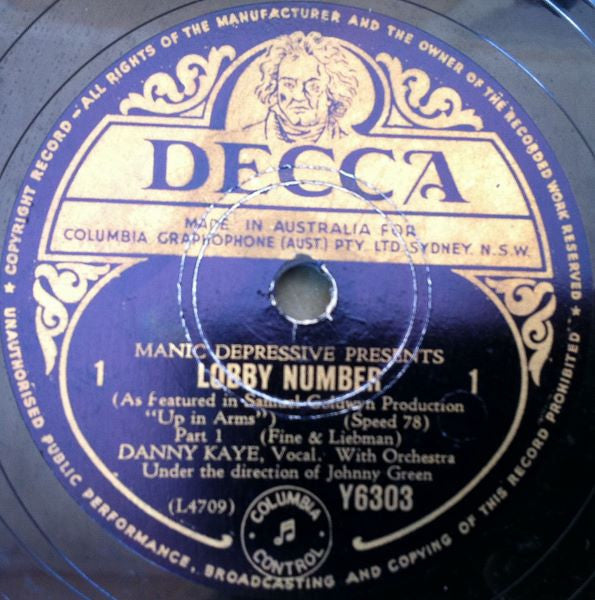 Danny Kaye (2) : Lobby Number (Shellac, 10")