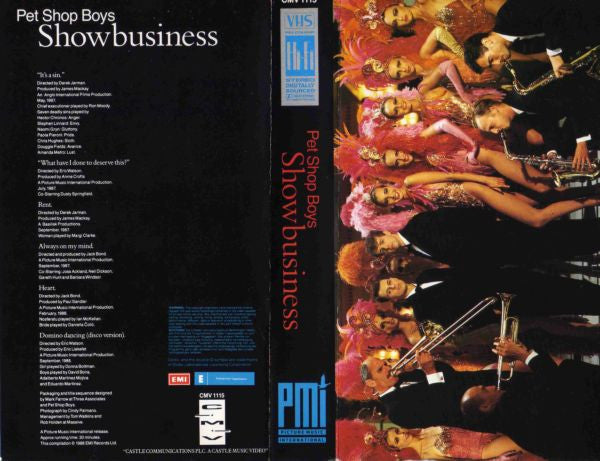 Pet Shop Boys : Showbusiness (VHS, Comp, PAL)